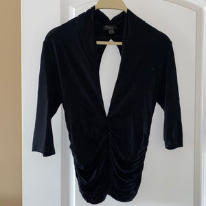 Plunging Neckline & Back top